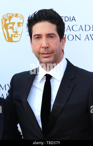 David Schwimmer, Virgin Media British Academy (BAFTA) Tv Awards, Royal Festival Hall di Londra, UK, 12 maggio 2019, Foto di Richard Goldschmidt Foto Stock