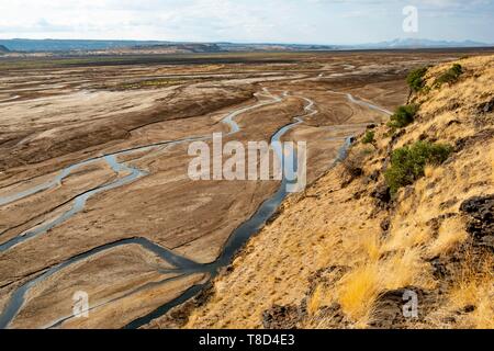 Kenya, Lake Magadi, Rift Valley, poco Magadi Foto Stock