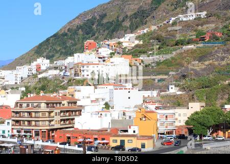 Spagna Isole Canarie, Tenerife, provincia di Santa Cruz de Tenerife, Garachico Foto Stock