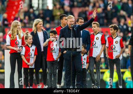 12 maggio 2019 a Rotterdam, Olanda Calcio Eredivisie olandese Feyenoord v ADO Den Haag Ronald Koeman Foto Stock