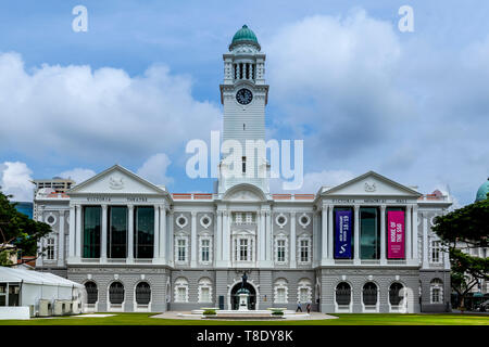 Il Victoria Theatre e la sala concerti, Singapore, Sud-est asiatico Foto Stock