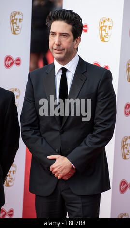 Londra, Regno Unito. Il 12 maggio 2019. David Schwimmer assiste il Virgin Media British Academy Awards televisivo presso la Royal Festival Hall il 12 maggio 2019 a Londra, Inghilterra. Credito: Gary Mitchell, GMP Media/Alamy Live News Foto Stock