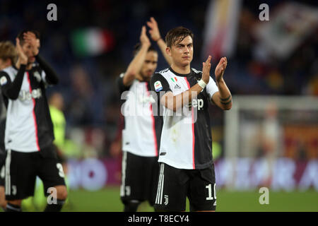 Roma, Italia. Il 12 maggio 2019. 12.05.2019. Stadio Olimpico di Roma, Italia. Serie A Classifica. DYBALA ALLA FINE DELLA PARTITA COME ROMA VS JUVENTUS FC presso lo Stadio Olimpico di Roma. Credit: Indipendente Agenzia fotografica/Alamy Live News Foto Stock