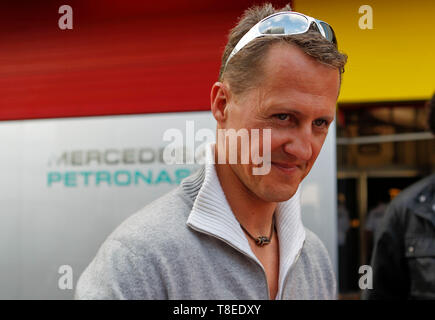 Mugello, Italien. 01 Maggio, 2012. F1 PROVA in Mugello dal 1-2 Maggio 2012 con Michael Schumacher e la Mercedes GP/SPO/010512/2012/Mandoga Media | Utilizzo di credito in tutto il mondo: dpa/Alamy Live News Foto Stock