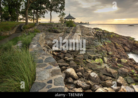 Sunrise in Larchmont Manor Park Foto Stock