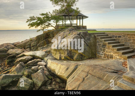 Sunrise in Larchmont Manor Park Foto Stock