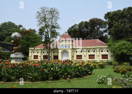 La natura del centro d'informazione della Alipore Zoological Garden in Kolkata, India. Foto Stock