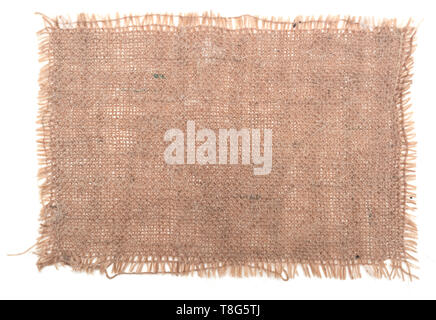 Tela canvas isolati su sfondo bianco Foto Stock