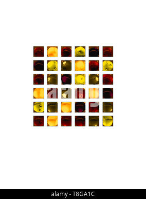 Geometrica astratta pattern colorati di piazze per lo sfondo. Foto Stock