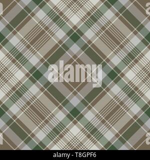 Colori pastello controllare plaid seamless pattern. Illustrazione Vettoriale. Illustrazione Vettoriale