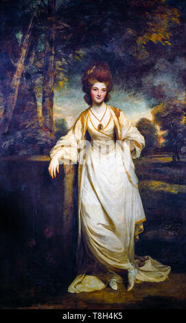 Sir Joshua Reynolds, signora Elizabeth Compton, ritratto dipinto, c.1780 Foto Stock