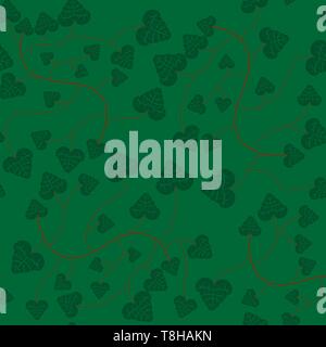 Seamless pattern di edera vettore di fondo Illustrazione Vettoriale