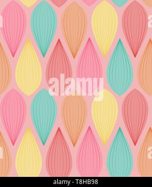 Abstract retrò seamless sfondo pattern Illustrazione Vettoriale