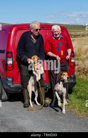 Trascinare Hunt gara incontro, Valentia Island, nella contea di Kerry, Irlanda Foto Stock