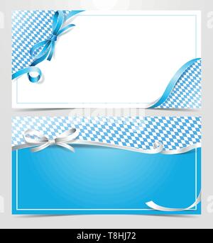 Oktoberfest voucher regalo scheda di barra multifunzione Illustrazione Vettoriale