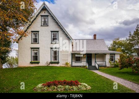 Canada, Prince Edward Island, Park Corner, Anne di Green Gables Museum, ex casa del Campbells, parenti di Anne di Green Gables autore Lucy Maud Montgomery, esterna Foto Stock