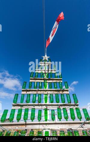 Canada, Prince Edward Island, punto Prim, bottiglia tree Foto Stock