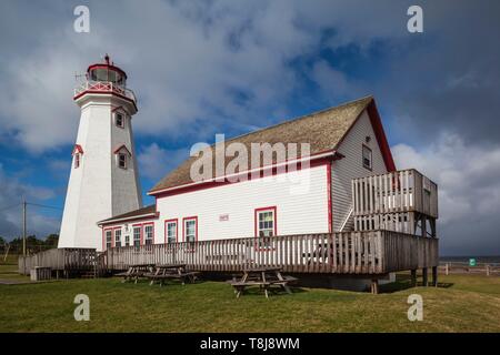 Canada, Prince Edward Island, East Point, East Point Lighthouse Foto Stock