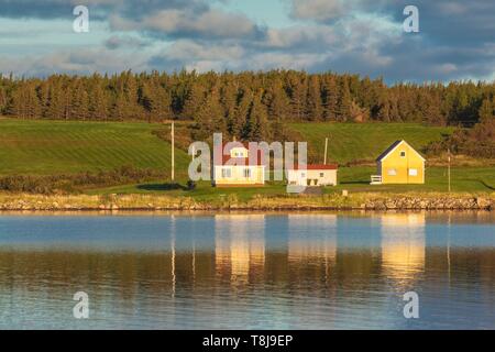 Canada, Nova Scotia, Cabot Trail, Cheticamp, tramonto su San Perre Penisola, alba Foto Stock