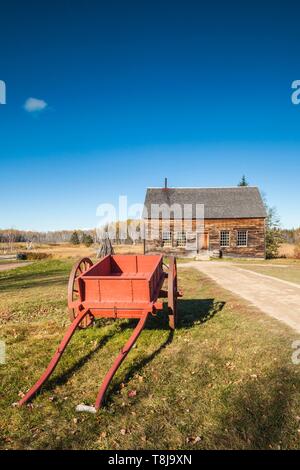 Canada, New Brunswick, Nordest New Bruswick, Caraquet, vecchia fattoria Foto Stock