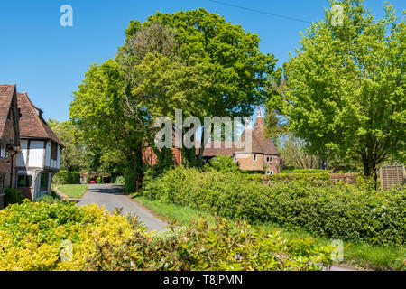 Il pittoresco villaggio di Smarden, Kent, Regno Unito Foto Stock