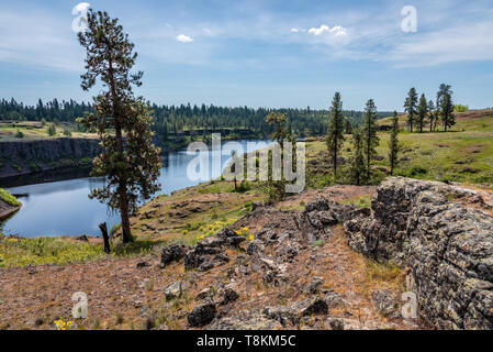 Primavera al lago di porco Foto Stock