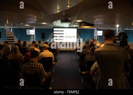 Cardiff Wales, Regno Unito, 13 maggio 2019. Vista generale prima di cambiare REGNO UNITO il voto popolare e rimangono evento presso il Principato Stadium con MPs inclusi Ann Foto Stock