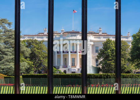 La Casa Bianca a Washington DC Foto Stock