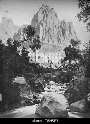 " Eagle roccioso, Shoshone Falls, Idaho', C1897. Creatore: sconosciuto. Foto Stock