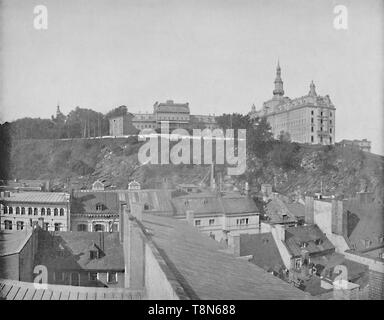 "Università Laval edifici, città di Québec', C1897. Creatore: sconosciuto. Foto Stock