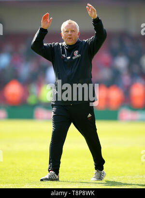 Sheffield Regno manager Chris Wilder Foto Stock