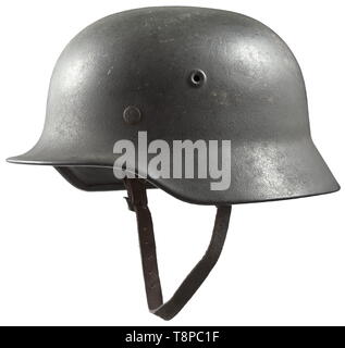Giubbotti antiproiettile, caschi, Tedesco acciaio casco M40, Editorial-Use-solo Foto Stock
