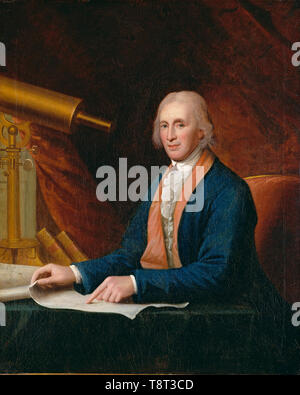 David Rittenhouse (1732 - 1796) astronomo americano e inventore. David Rittenhouse da Charles Willson Peale Foto Stock