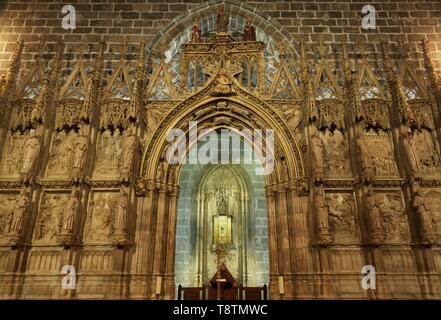 Cappella del Santo Graal, Saint Graal Cappella, Santo Calice, la Capilla del Santo Caliz, Cattedrale di Valencia, Valencia, Spagna Foto Stock