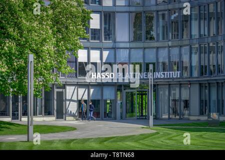 Edificio principale, Hasso Plattner Institute, Babelsberg, Potsdam, Brandeburgo, Germania Foto Stock