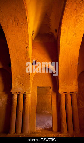 Castillo del desierto Al-Kharaneh. Jordania, Oriente Medio Foto Stock