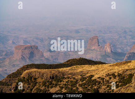 Simien Mountains National Park in Etiopia Foto Stock