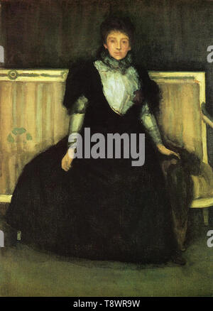 James Abbott Mcneill Whistler - Verde Violet ritratto Onorevole Walter Sickert 1886 Foto Stock