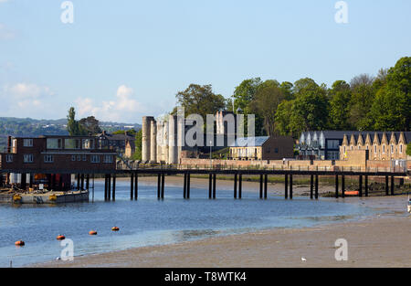 Abbassare Upnor, Kent, Regno Unito Foto Stock