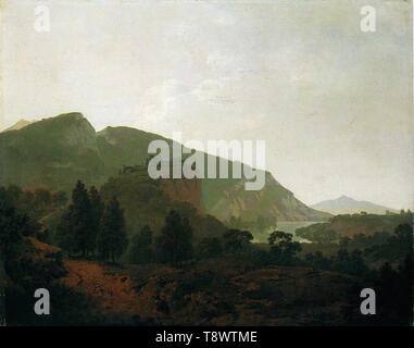 Joseph Wright di Derby - paesaggio italiano 1790 Foto Stock