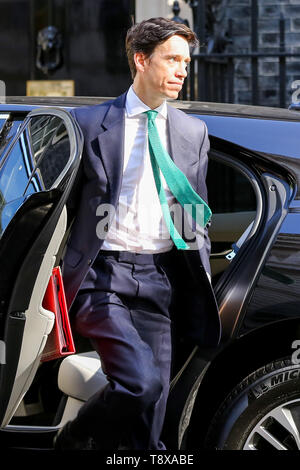 Londra, UK, UK. 14 Maggio, 2019. Rory Steward, Segretario di Stato per lo Sviluppo Internazionale ha visto arrivare a Downing Street settimanale per la riunione di gabinetto. Secondo Downing Street, portavoce del primo ministro britannico porterà Brexit accordo di ritiro bill al Parlamento durante la settimana del 3 giugno 2019. Credito: Dinendra Haria/SOPA Immagini/ZUMA filo/Alamy Live News Foto Stock