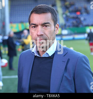 SITTARD, Paesi Bassi, 15-05-2019, calcio, Olandese, Fortuna Sittard - Feyenoord, eredivisie Fortuna Sittard Stadium, stagione 2018-2019, ultima partita del Feyenoord coach Giovanni van Bronckhorst Foto Stock