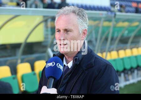 SITTARD, Paesi Bassi, 15-05-2019, calcio, Olandese, Fortuna Sittard - Feyenoord, eredivisie Fortuna Sittard Stadium, stagione 2018-2019, ultimo match di Fortuna Sittard coach Rene Eijer Foto Stock