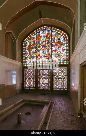 Bagh-e Dolat Abad edificio storico, Yazd, Iran Foto Stock