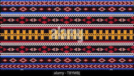L'ornamento tradizionale degli abitanti dell est e del mondo arabo in cui i ricchi colori attirano buona fortuna e ricchezza. Illustrazione Vettoriale