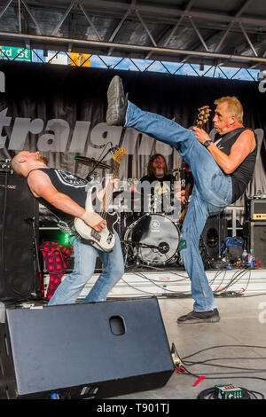 DOA punk band, Vancouver, British Columbia, Canada. Foto Stock