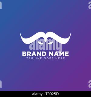 Faccia di bull eye logo design icona vettore elemento isolato - vettore Illustrazione Vettoriale
