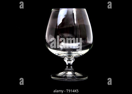Crystal Brandy Snifter Glass Foto Stock