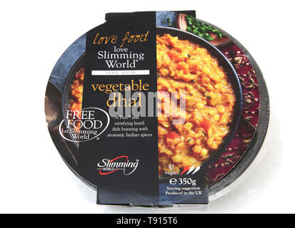 Mondo dimagrante Vegan Curry Dhal vegetale Foto Stock