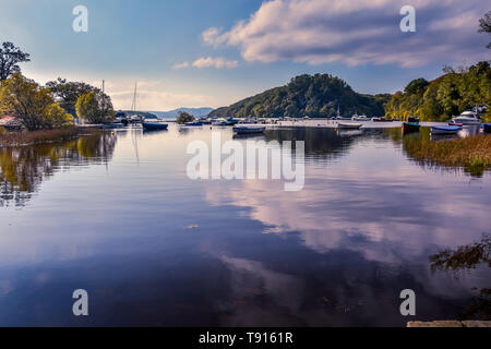 Luss & Loch Lomond Scottlsnd Foto Stock